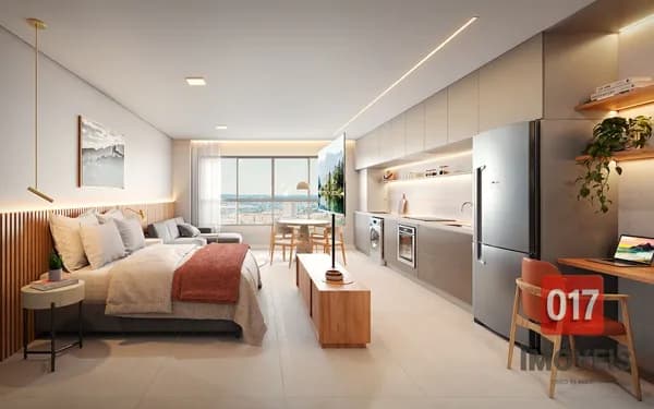 Apto 1 Dormitório (Studio) - 41m² à Venda em Ipanema – Rio Preto