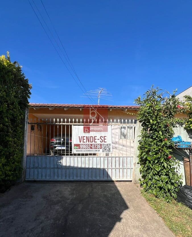 CASA EM COLOMBO TERRENO DE 220M² NÃO AVERBADA R$379.000,00