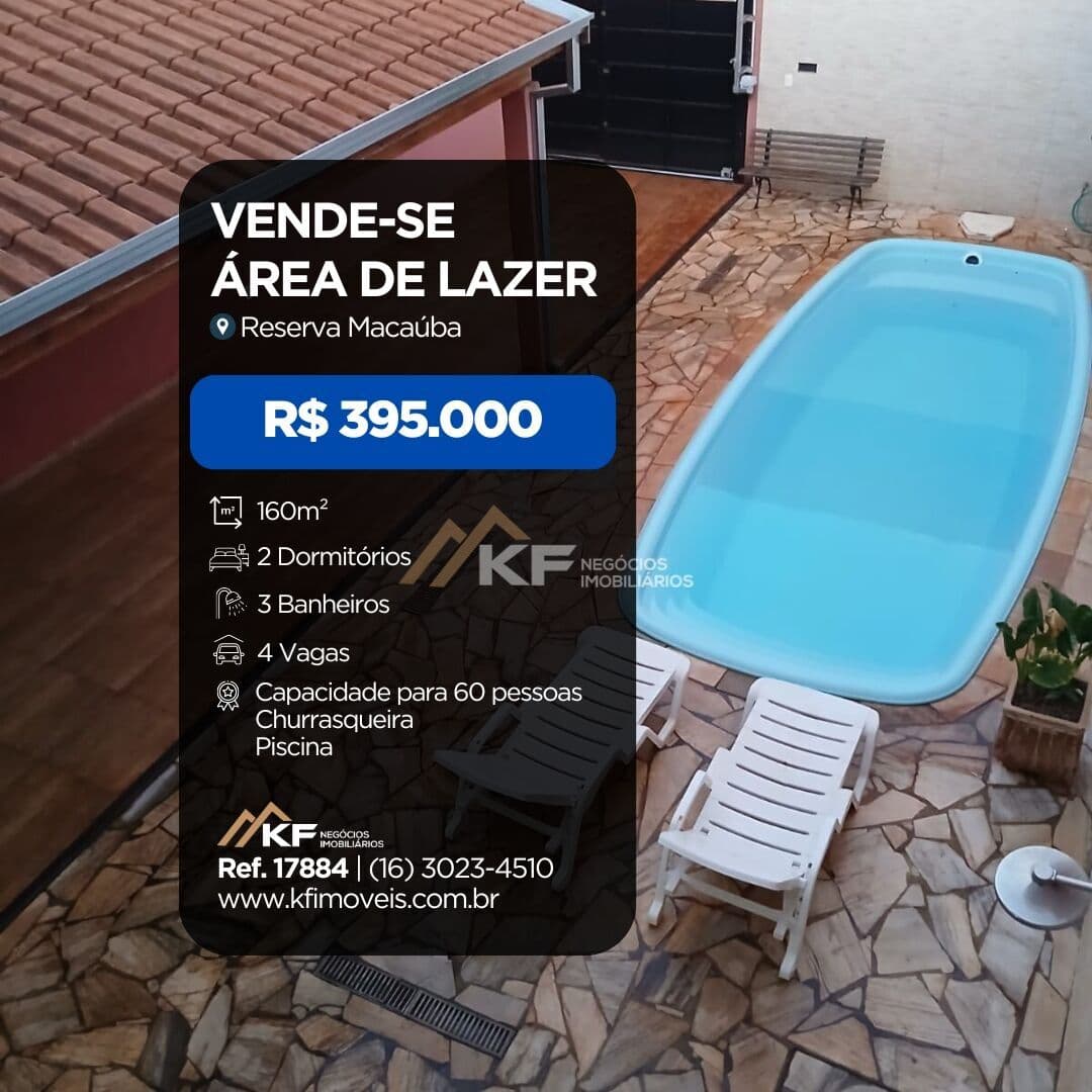 Area de Lazer Reserva Macauba- Ribeirão Preto - SP