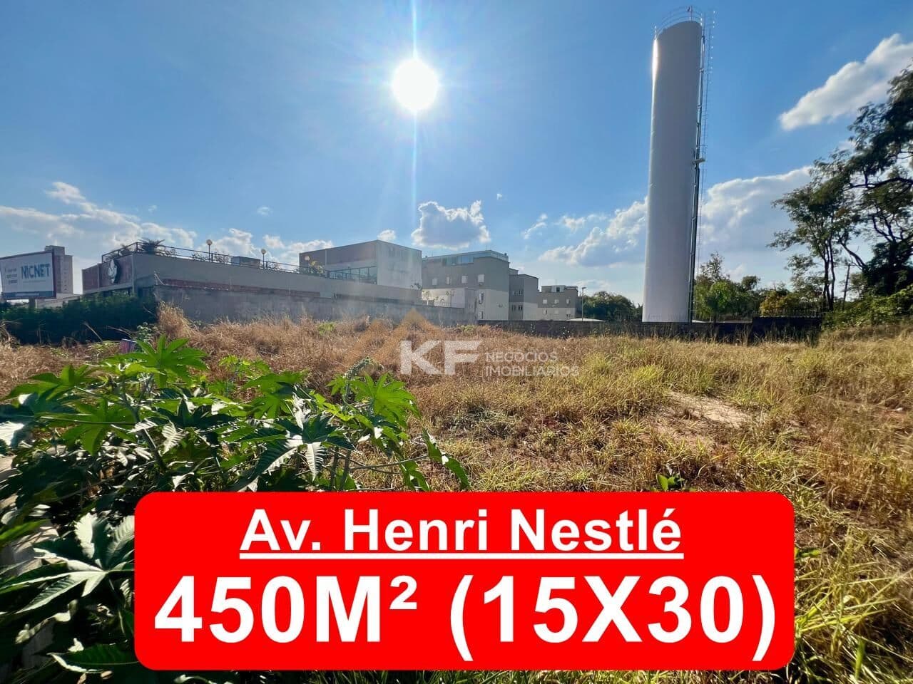 Terreno com 450m² residencial ou comercial à venda na Av. Henri Nestlé - Ribeirão Preto