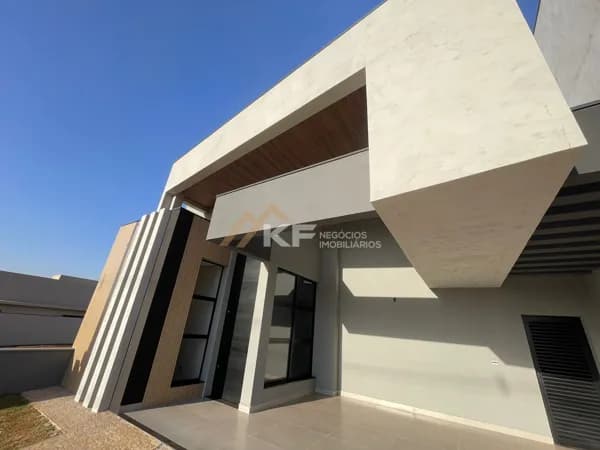 Casa nova á venda em Condomínio Quinta da Mata com 3 Suítes e piscina