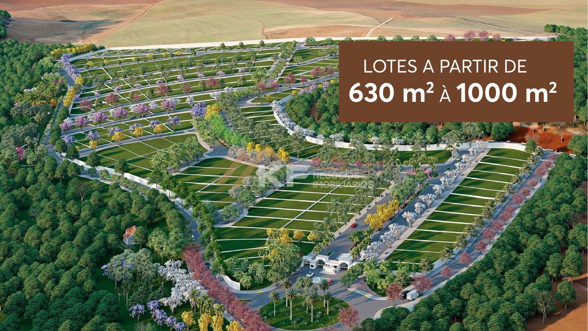 Terreno à venda Condomínio Alto Luxo e Exclusivo - Villagio Carmen Steffens - Vila do Golf