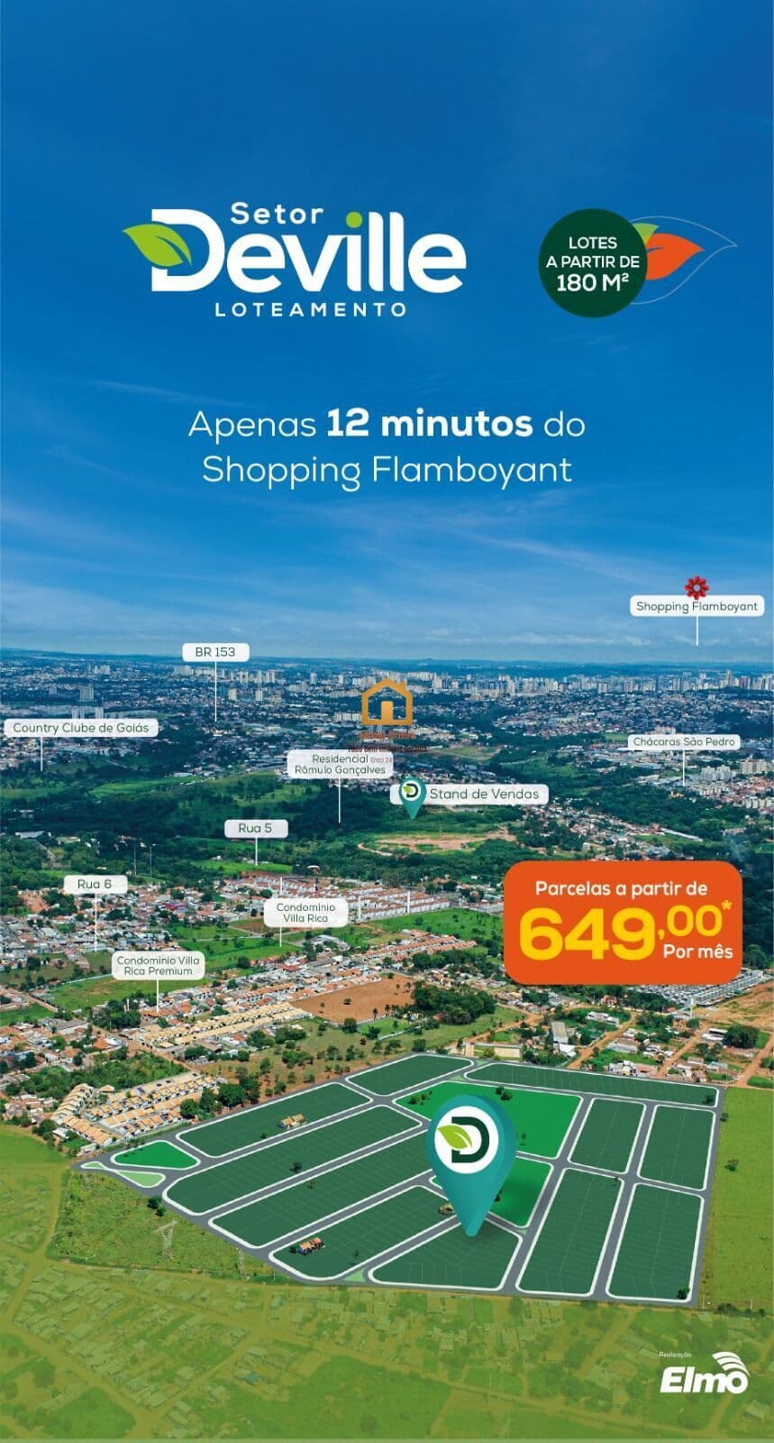 LANCA530 - Loteamento Setor Deville – Aparecida de Goiânia - GO