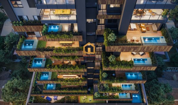 Apartamento Garden com piscina Setor Bueno - Goiânia GO