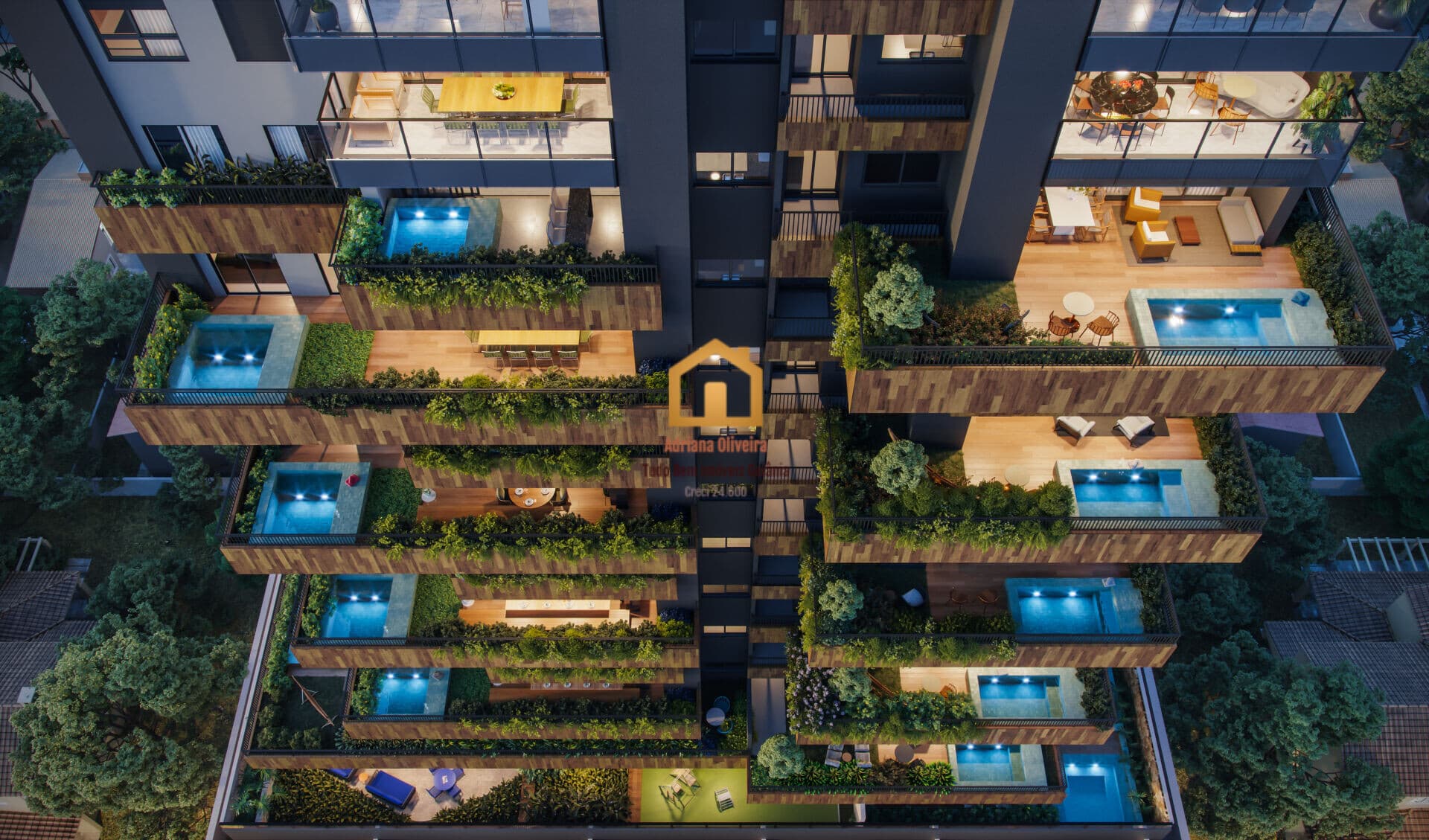 Apartamento Garden com piscina Setor Bueno - Goiânia GO