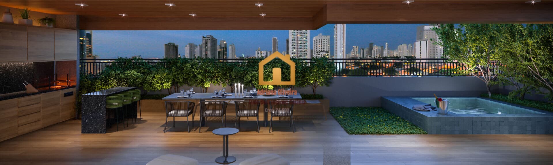 LANCA207- Apartamento Garden com piscina Setor Bueno - Goiânia GO