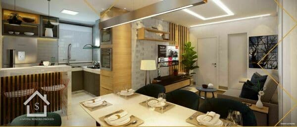 Apartamento 2 quartos no Santo Antônio