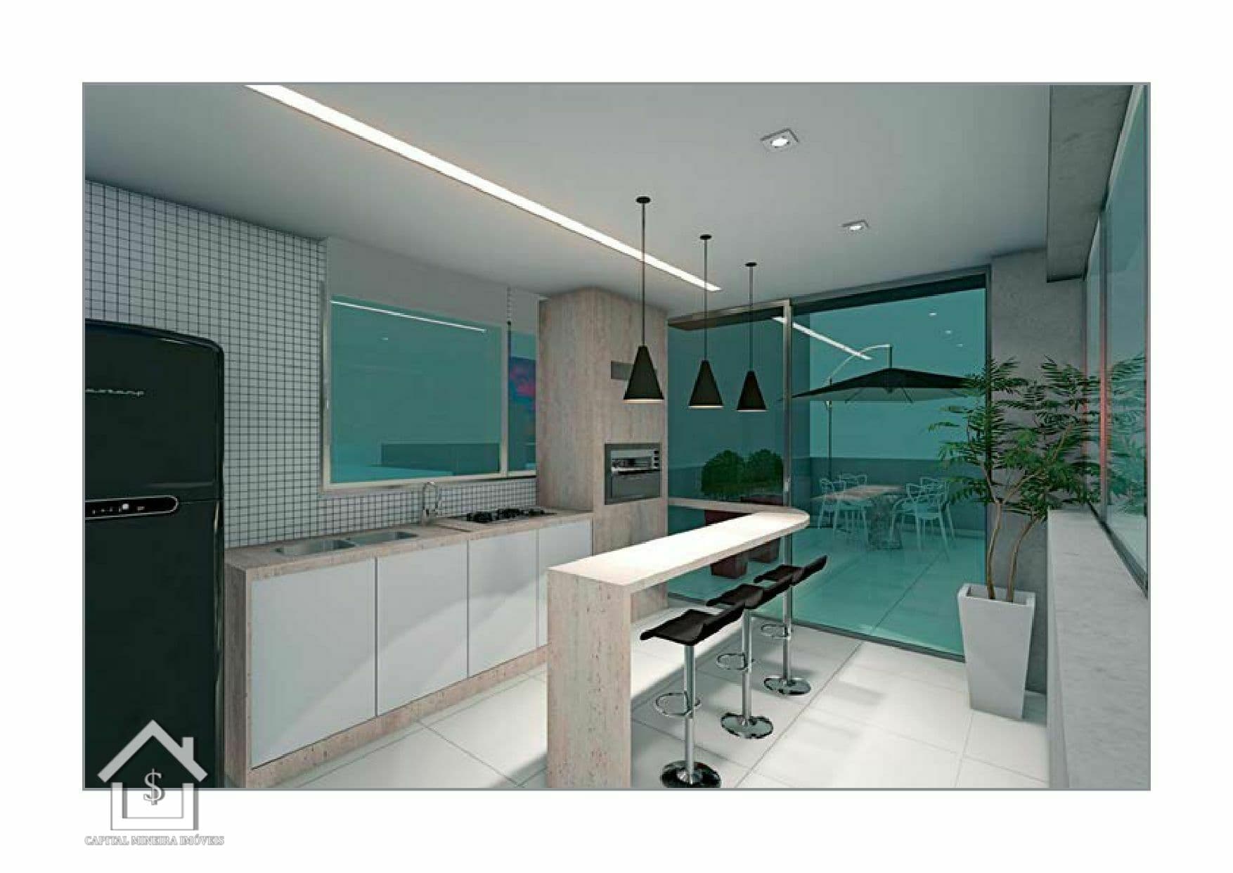 Apartamento 2 quartos com varanda próximo ao Pátio Savassi