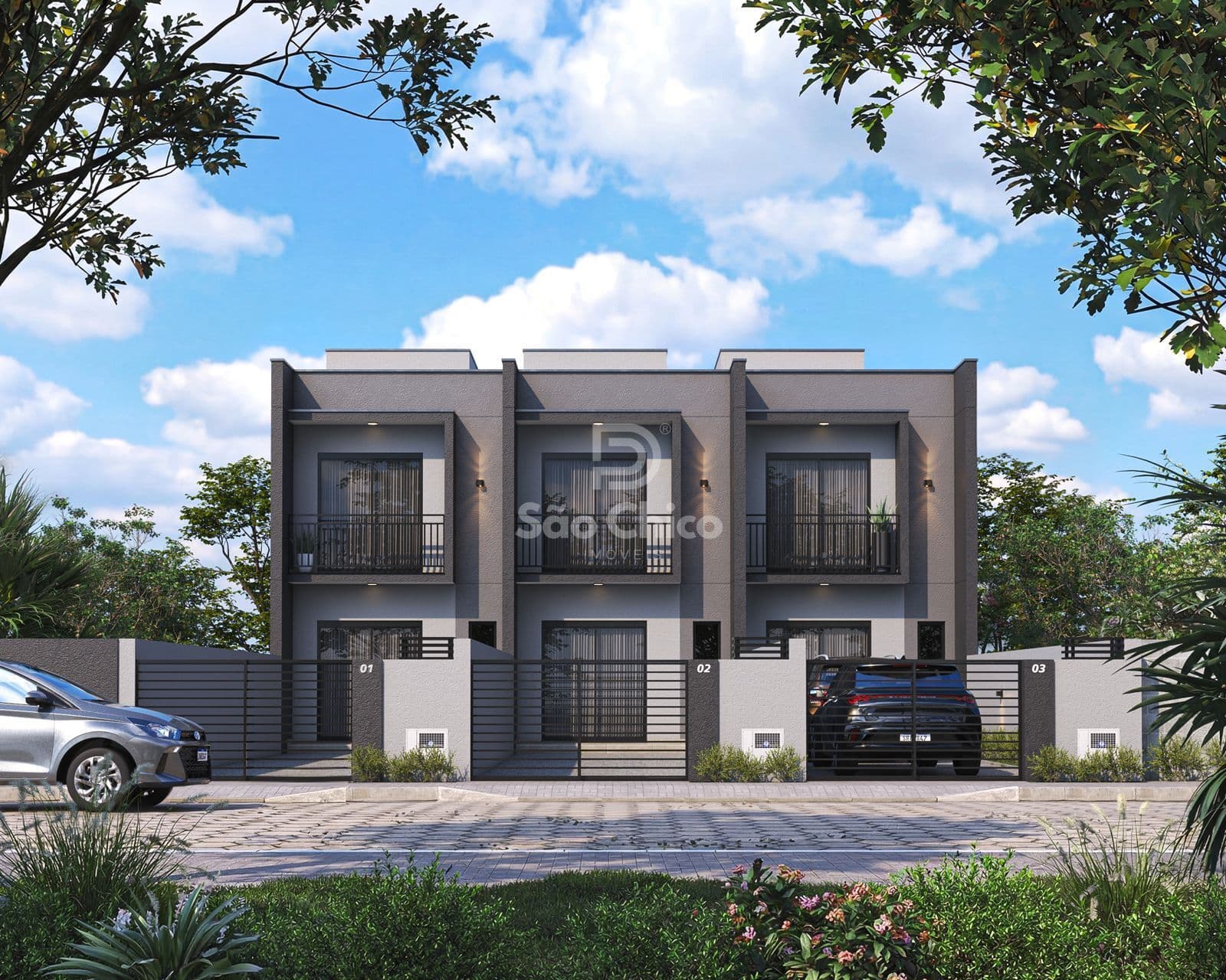Casa Geminada na Planta com Ótimo Custo-Benefício