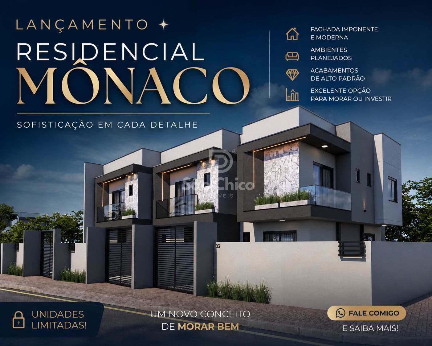 LANÇAMENTO RESIDENCIAL MÔNACO - FD BUSARELLO