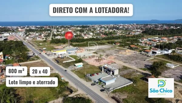 Lotes Comerciais - PRAIA DO ERVINO