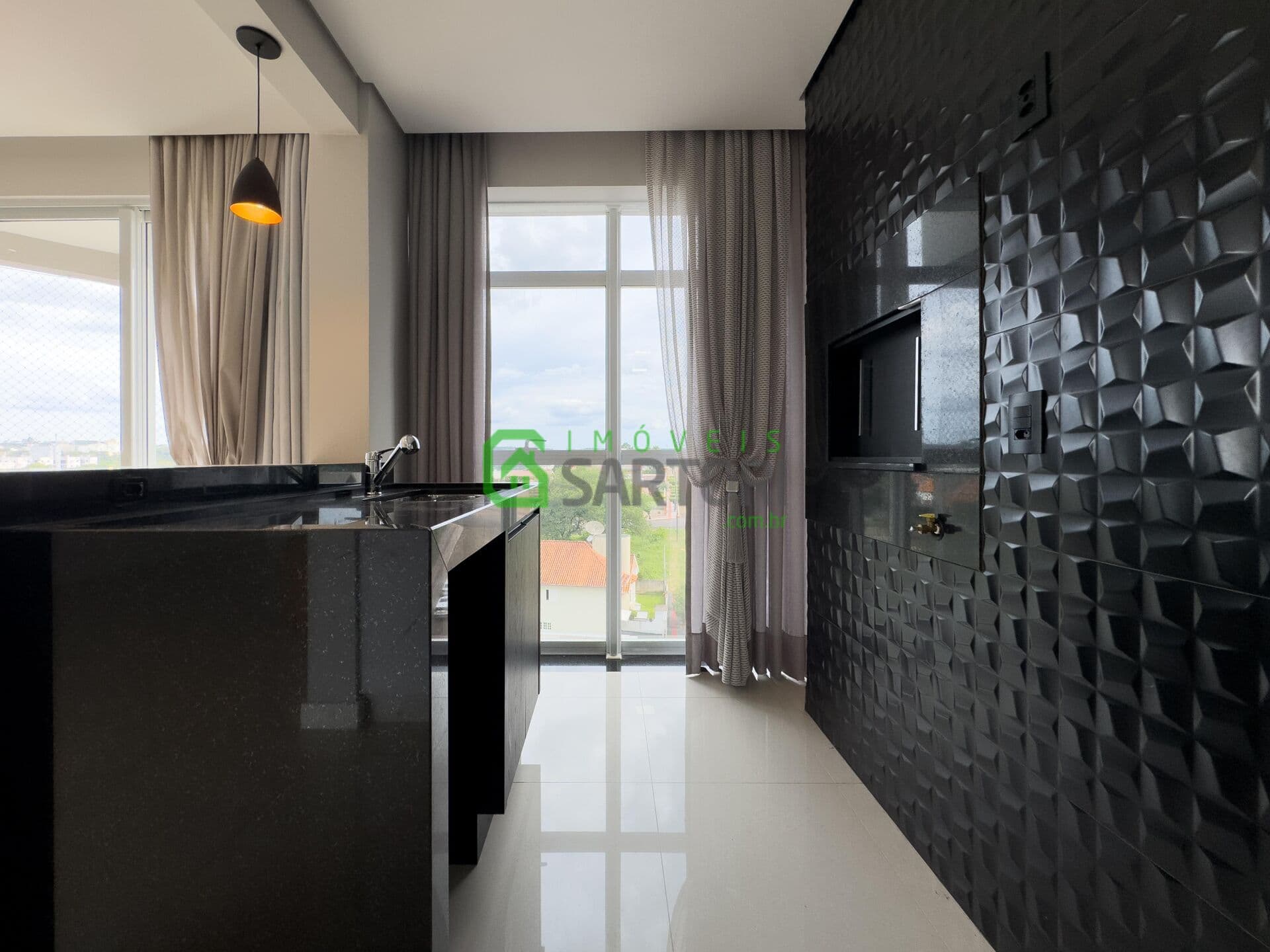 Apartamento semi mobiliado