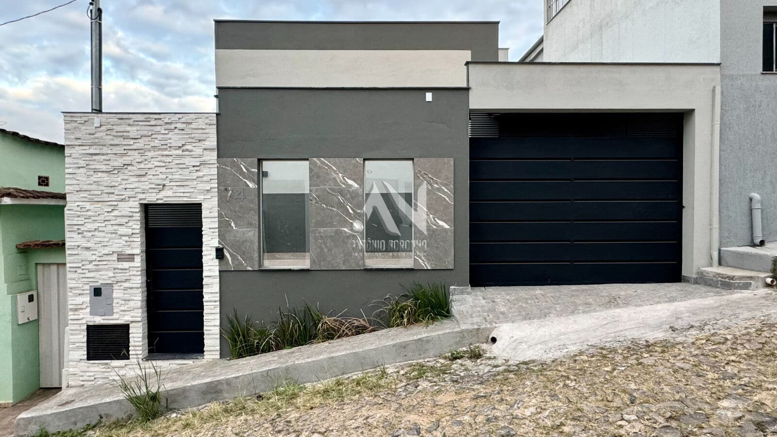 Casa de 3 quartos com fino acabamento