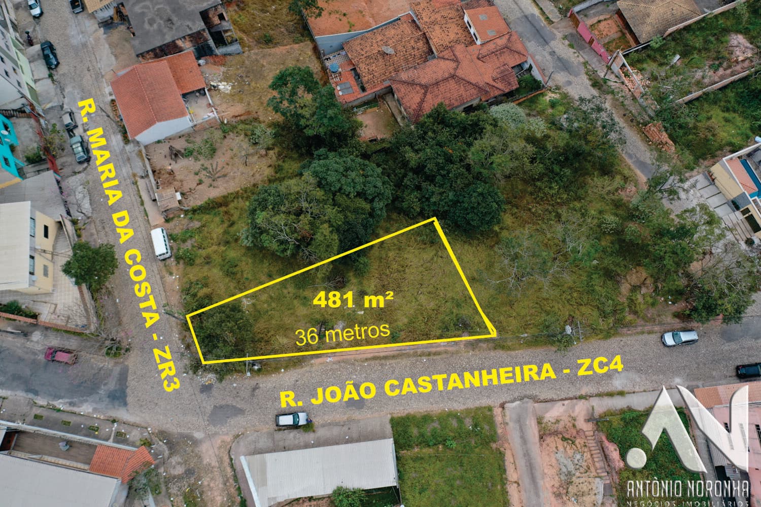 LOTE COMERCIAL/RESIDENCIAL DE ESQUINA NO BAIRRO ALVORADA - C. LAFAIETE-MG