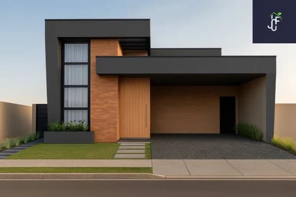 Casa Térrea Moderna em Construção – Salto/SP