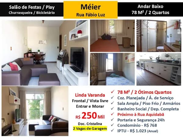 Apto Meier Fabio Luz 78M²