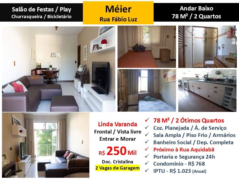 Apto Meier Fabio Luz 78M²