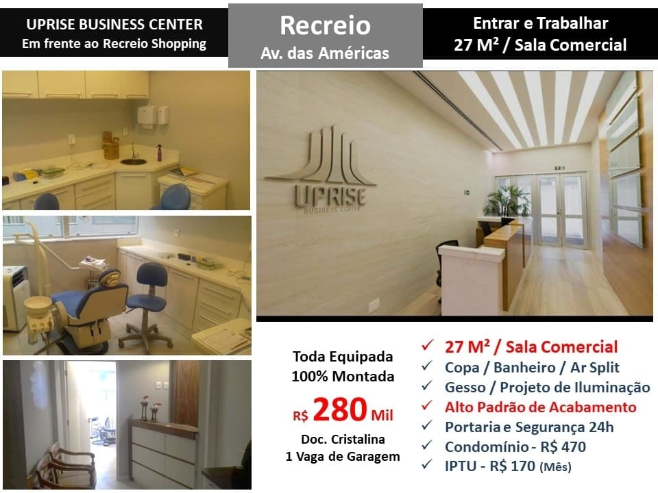 Sala Recreio Uprise 27M²