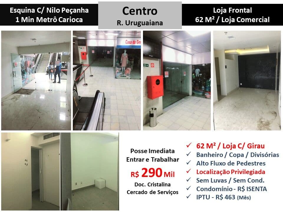 Loja Centro Uruguaiana 62M²