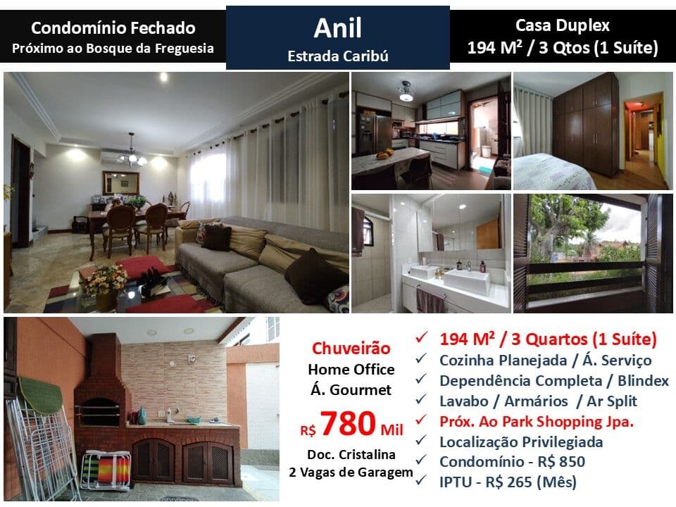 Casa JPA Anil Caribú 194M²