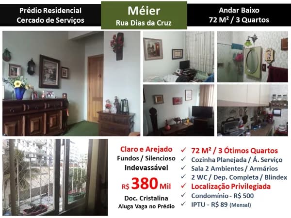 Apto Meier Dias da Cruz 72M²