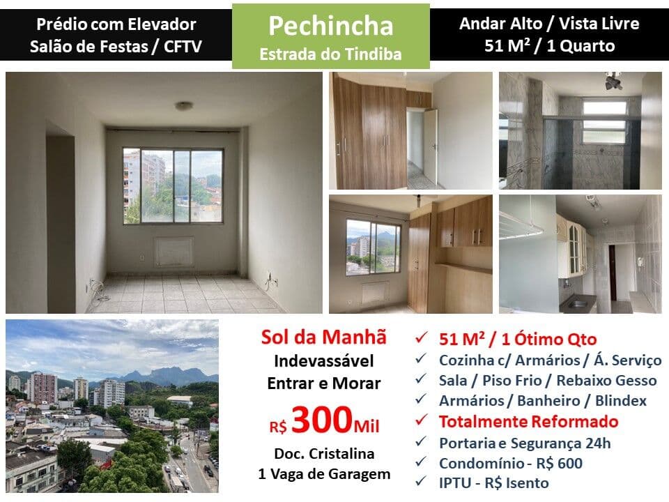 Apto JPA Taquara Tindiba 51M²