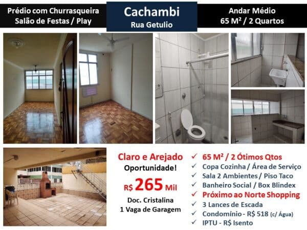 Apto Méier Getúlio 65M²
