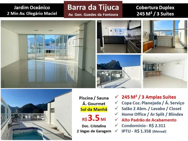 Cob Barra da Tijuca JO Guedes da Fontoura 245M² 2