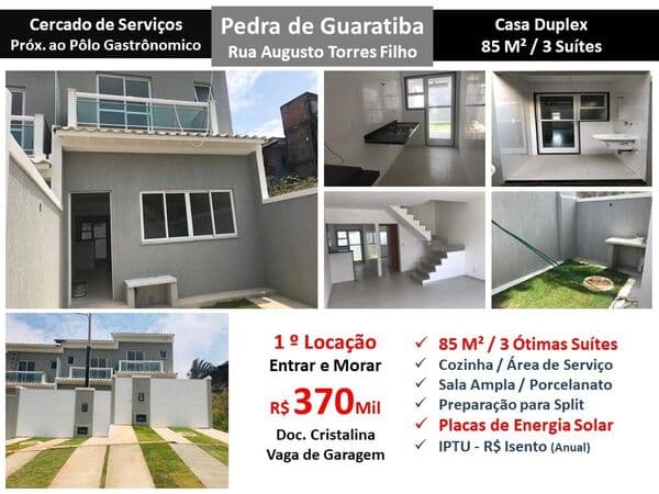 Casa Pedra de Guaratiba Augusto Torres Filho 85M²
