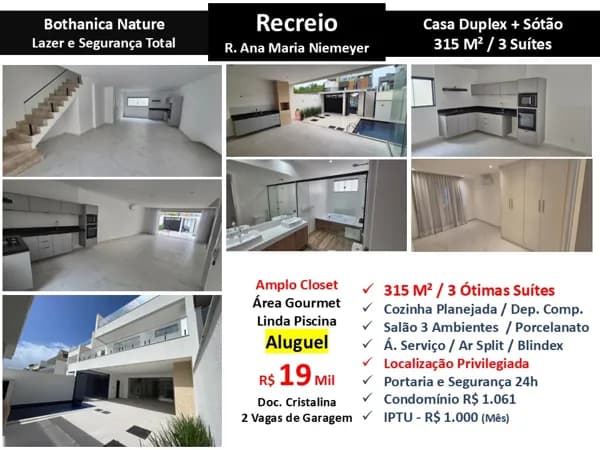 Casa Recreio Bothanica Nature 315M²