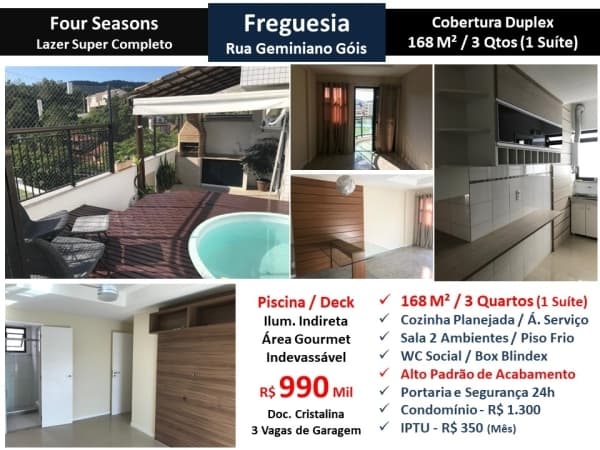 Cob JPA Freguesia Four Seasons 168M²