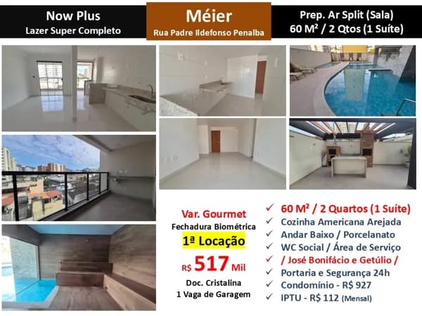 Apto Meier Padre I. Penalba Now Plus 60M² 2