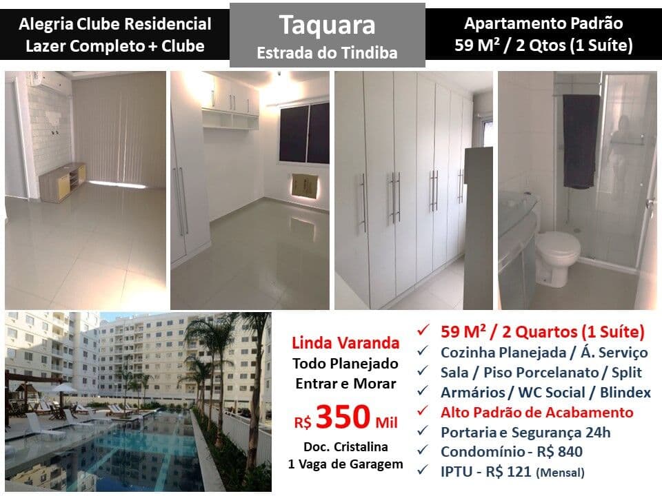 Apto JPA Taquara Tindiba Alegria 59M² 4