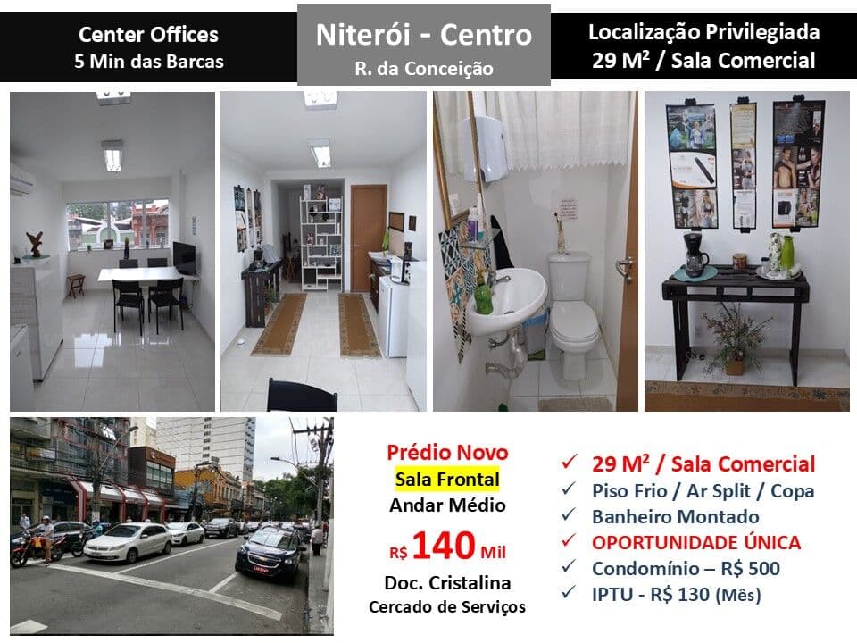 Sala Niterói Conceição Center Offices 29M²