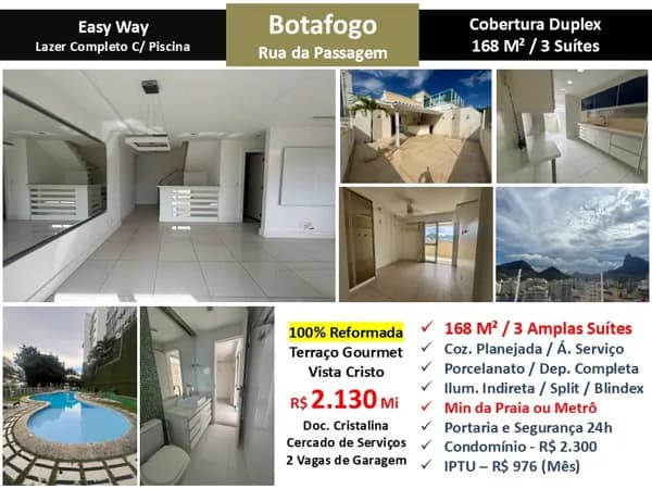 Cob Botafogo Passagem Easy Way 168M²