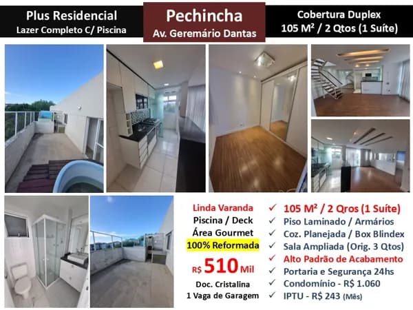 Cob JPA Pechincha Plus Residencial 105M²