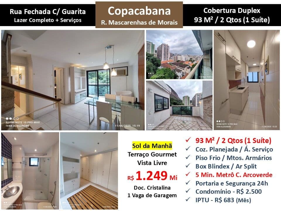 Cob Copacabana Mascarenhas de Morais 93M²