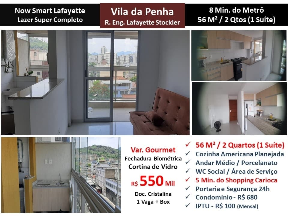 Apto Vila da Penha Now Lafayette 56M²