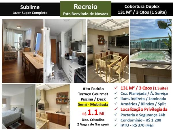 Cob Recreio Sublime 131M²