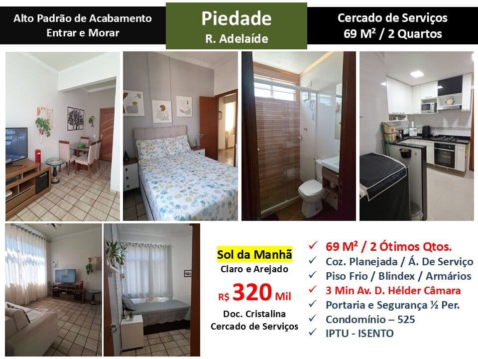 Apto Piedade Adelaíde 69M²