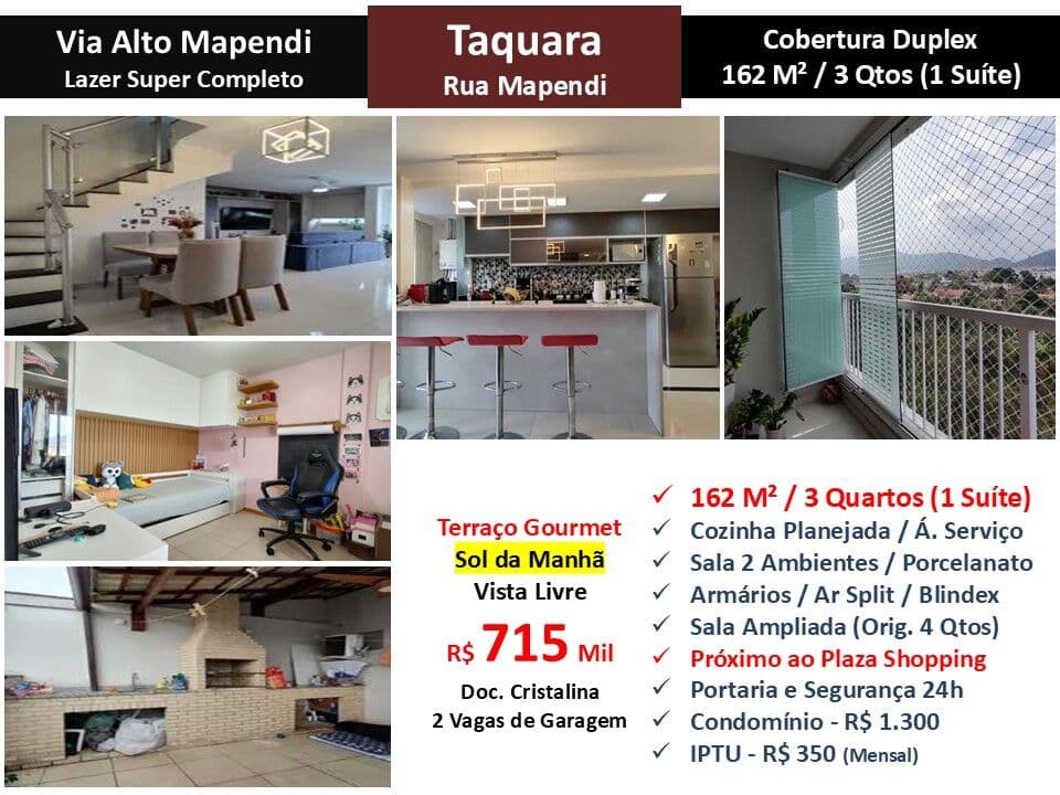 Cob JPA Taquara Via Alto Mapendi 162M²
