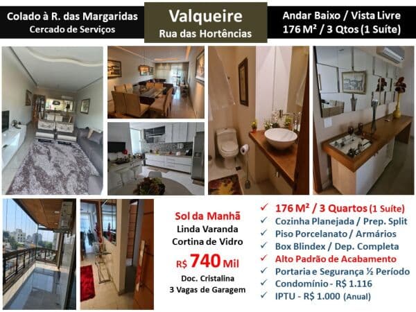Apto JPA Valqueire Hortências 176M²