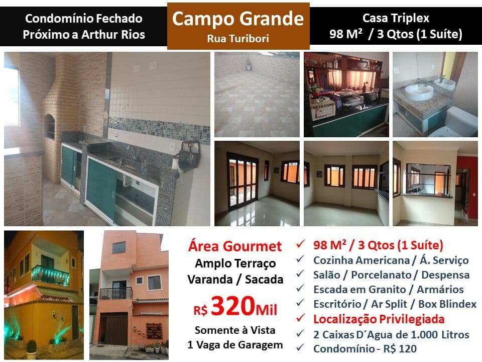 Casa Campo Grande Turiburi 98M²