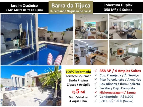 Cob Barra da Tijuca JO Fernando Nogueira de Sousa 358M²
