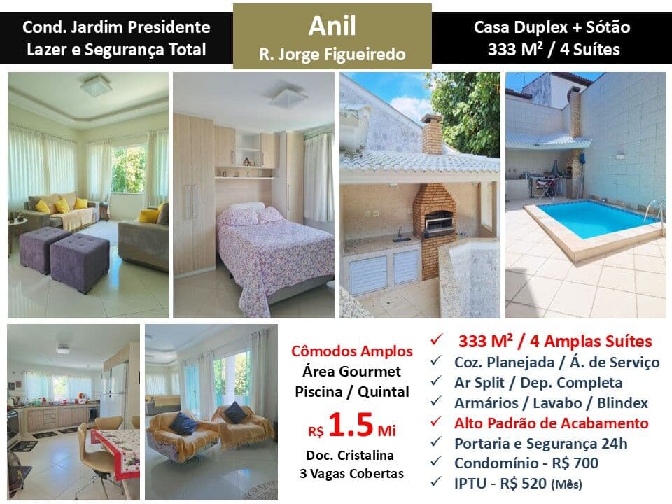 Casa JPA Anil Jorge Figueiredo Jardim Presidente 333M²