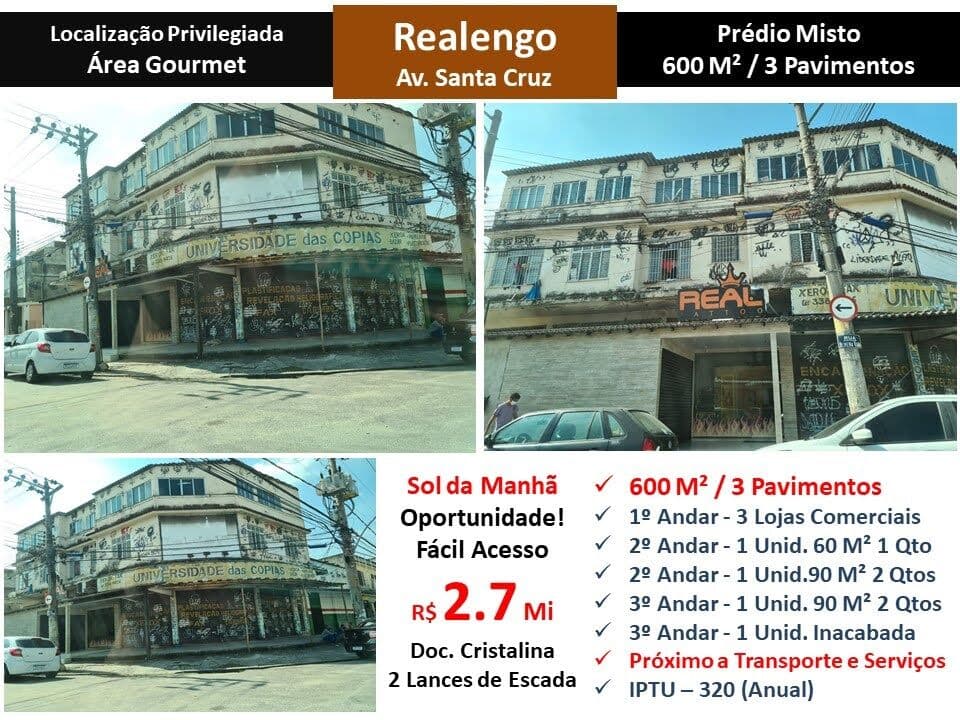 Prédio Realengo Santa Cruz 600M²