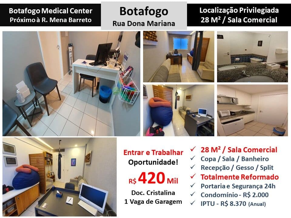 Sala Botafogo Dona Mariana Botafogo Medical Center 28M²