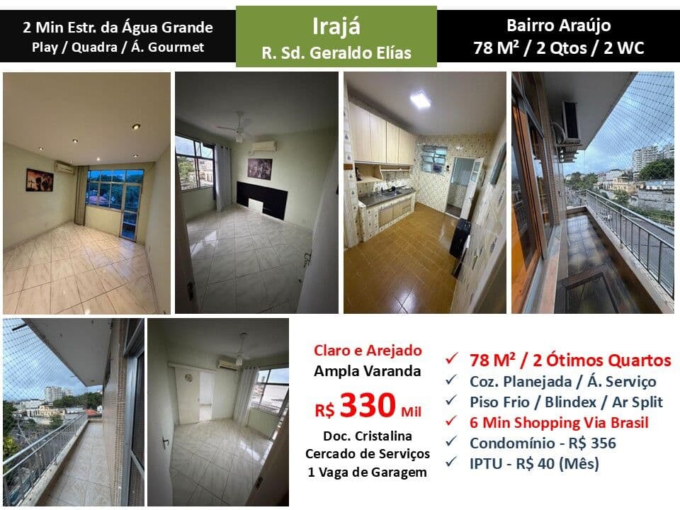 Apto Irajá Geraldo Elías 78M²