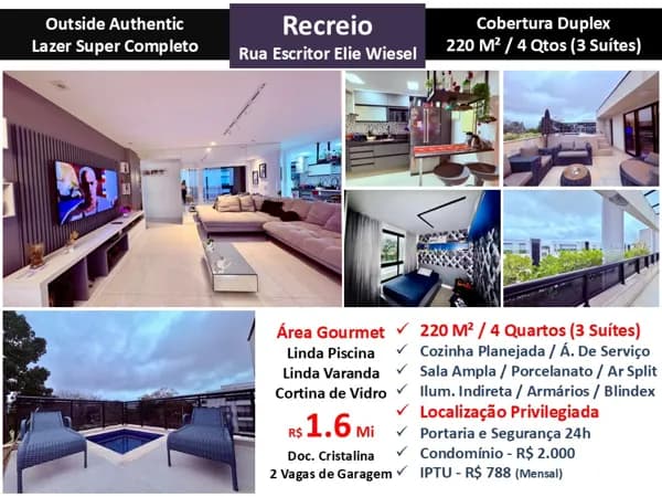 Cob Recreio Zico Outside 220M² 2