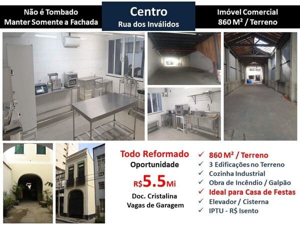 Casa Centro Inválidos 860M²